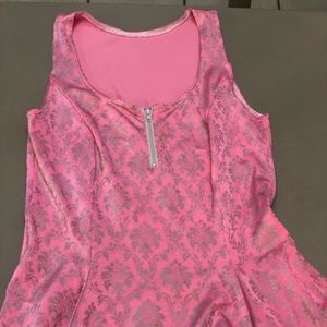 Blackmilk Wallpaper Princess Evil Zip Dress